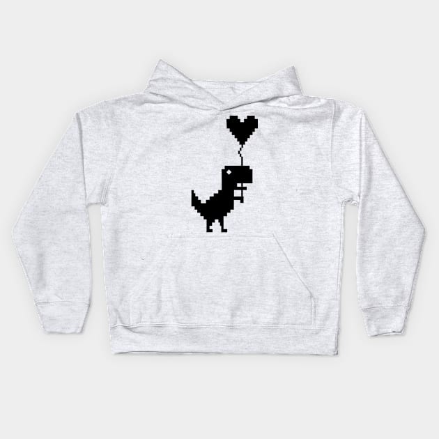 i rawr you, dinosaurs lover Kids Hoodie by osvaldoport76